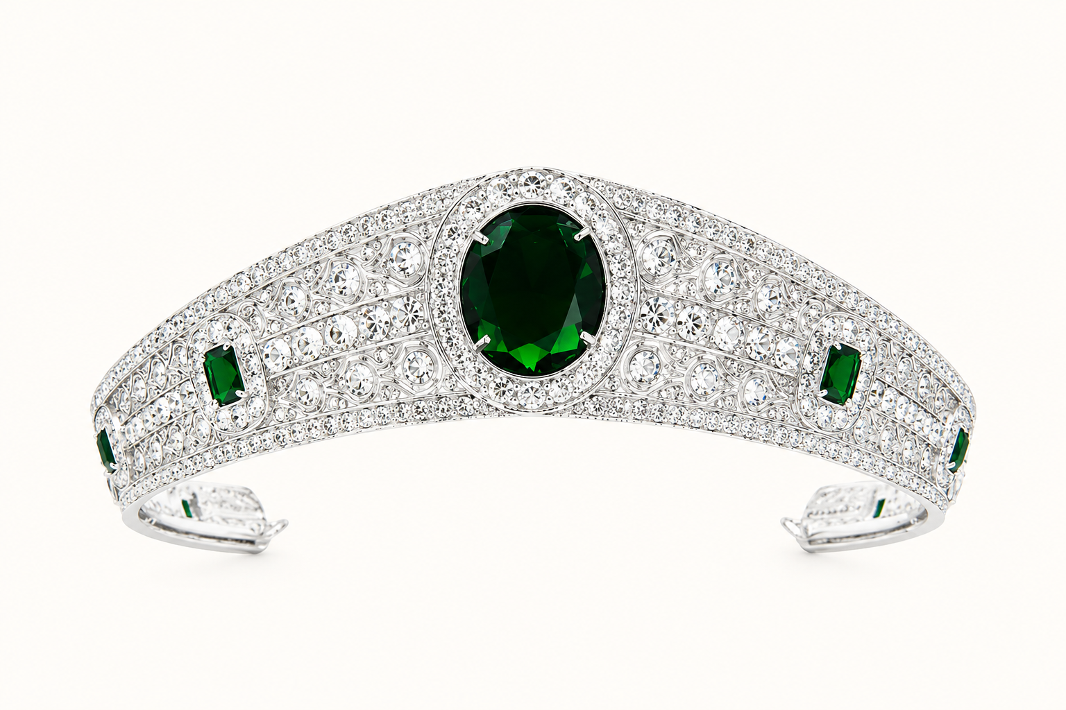 Émeraude Kokoshnik Tiara