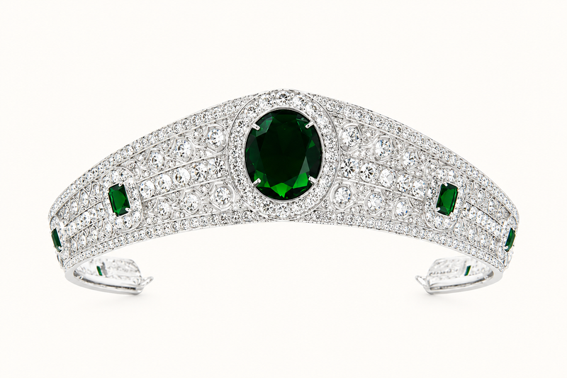 Émeraude Kokoshnik Tiara