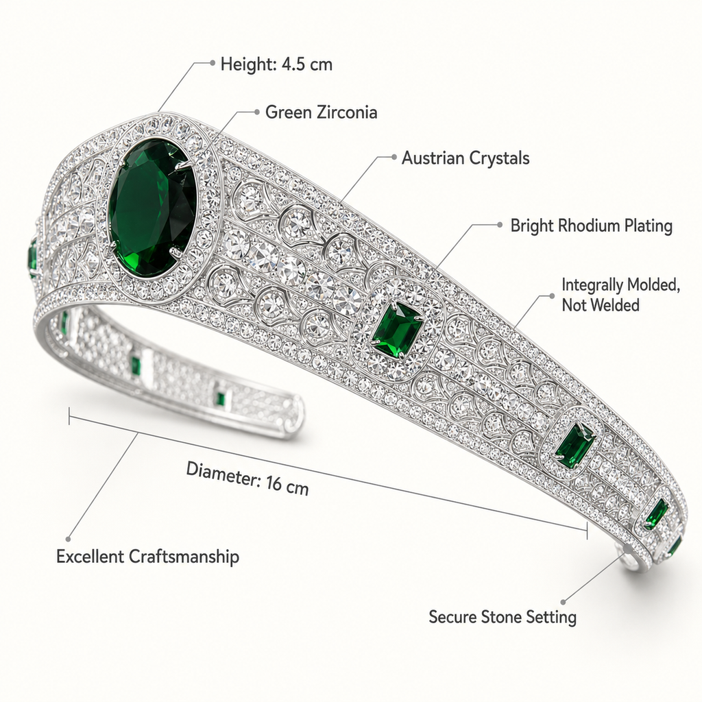 Émeraude Kokoshnik Tiara
