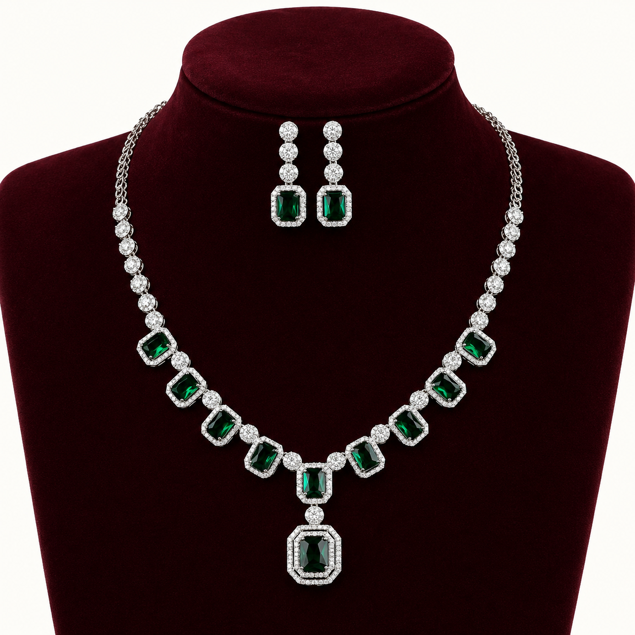Émeraude Bridal Jewelry Set