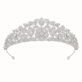 Éliane Floral Zirconia Tiara