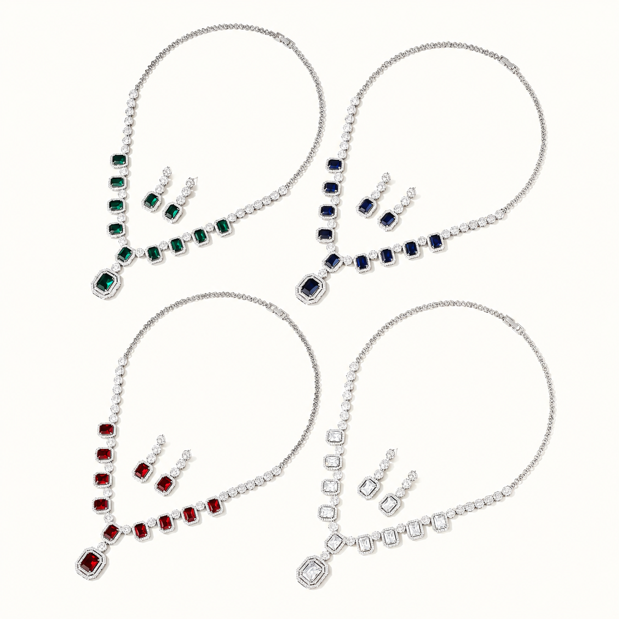 Émeraude Bridal Jewelry Set